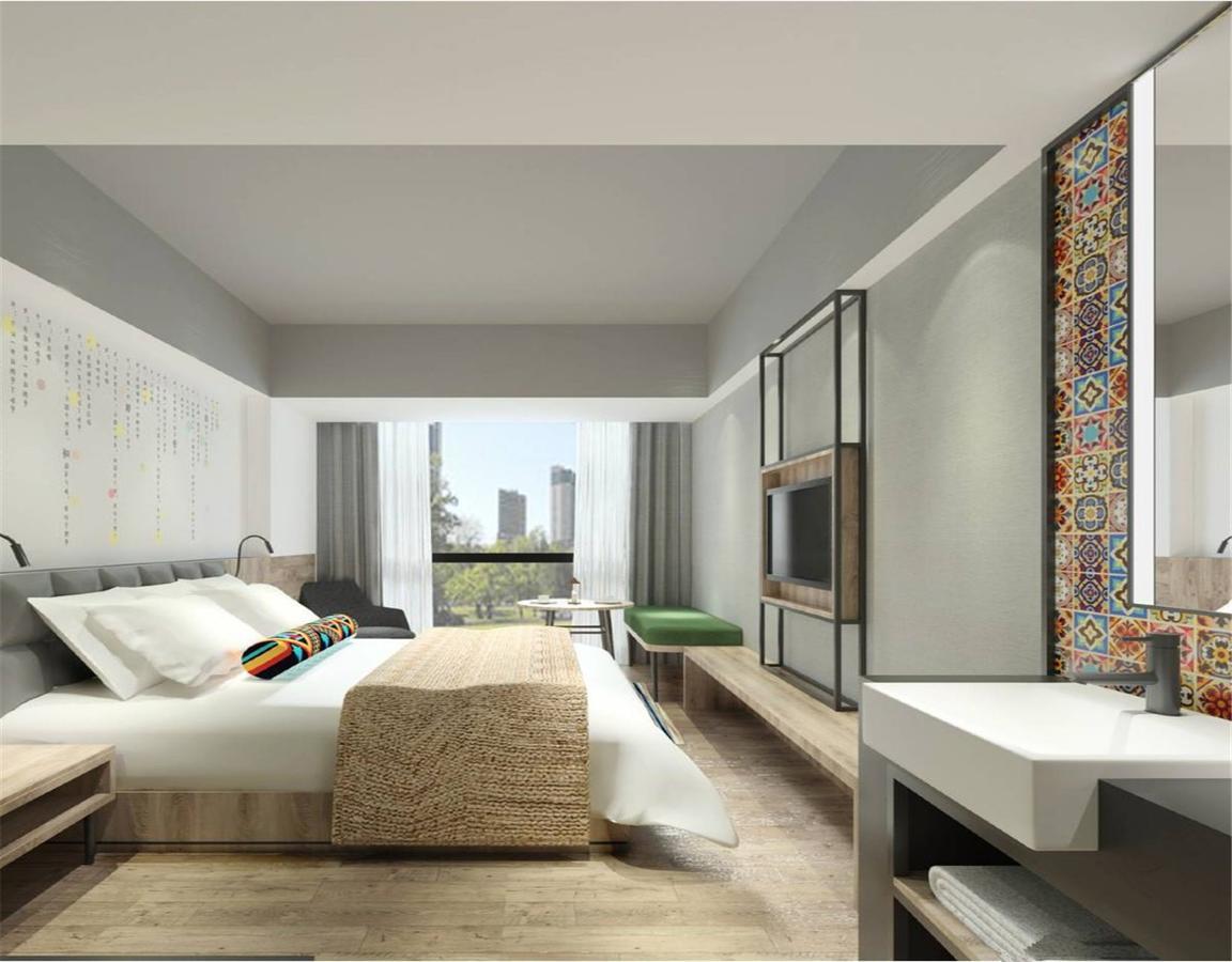 Qiu Guo Hotel Hua Mao Chaoyang  Bagian luar foto